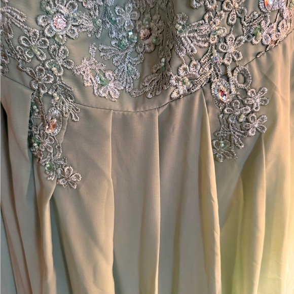 Lover Kiss Women’s Long Elegant Dress – Mint Green – Maxi Formal. Size XXL - Picture 6 of 14